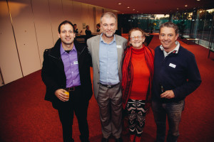 Akram Rasheed, Richard Pagliaro-Foodbank, Ruby Johnson-Earth Communities, Craig Cowling-Earth Communities