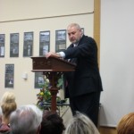 Gary Jaffer addresses a crowd
